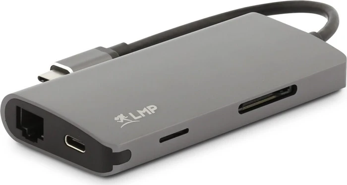 LMP USB-C 3.0 mini Dock, Space Gray, Port-Replikator