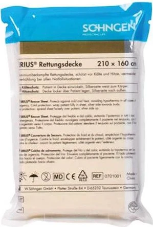 Söhngen Rettungsdecke silber/gold
