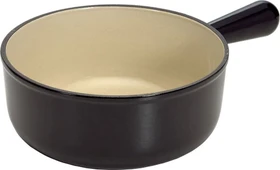 Le Creuset Caquelon Fonduetopf 22cm schwarz
