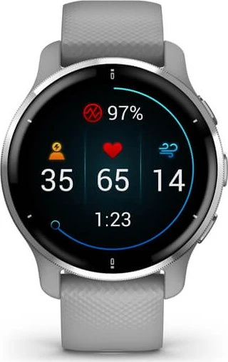 Garmin Venu 2 Plus silver/powder grey
