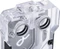 Alphacool GPX SLI Connector Dual ARGB X3 - 3-Slot, Acryl, Acetal Vorschaubild