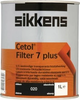 Sikkens Cetol Filter 7 Plus Dickschicht-Lasur 020 ebenholz, 1l