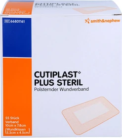 Cutiplast Plus Steril, 7.8 x 10cm, 55 Stück