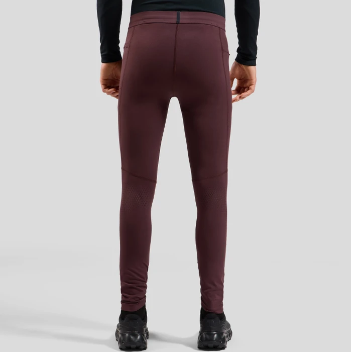 Odlo Zeroweight Tights Laufhose lang fudge (Herren)