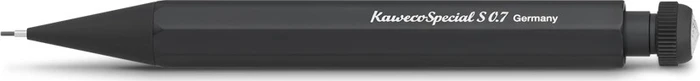 Kaweco Special S Druckbleistift HB 0.7mm graphit, schwarz, Radierer