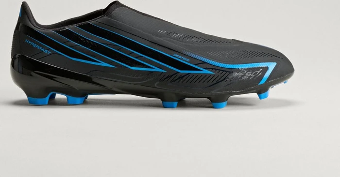 adidas F50 Hyperfast League Laceless FG core black/lucid ray blue