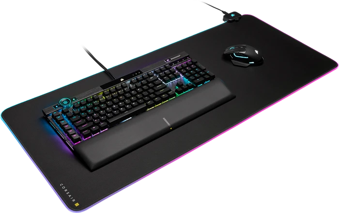 Corsair MM700 RGB Extended Mouse Pad, 930x400mm, schwarz