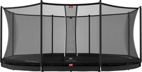 Berg Grand Favorit InGround mit Sicherheitsnetz 520cm Trampolin schwarz