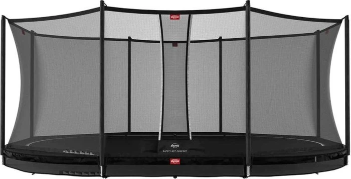 Berg Grand Favorit InGround mit Sicherheitsnetz 520cm Trampolin schwarz