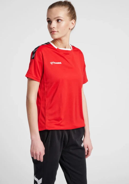 hummel Authentic Poly Jersey Funktionsshirt kurzarm rot (Damen)