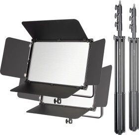 Walimex Pro LED Niova 150-F Pro 150W Bi Color Set2