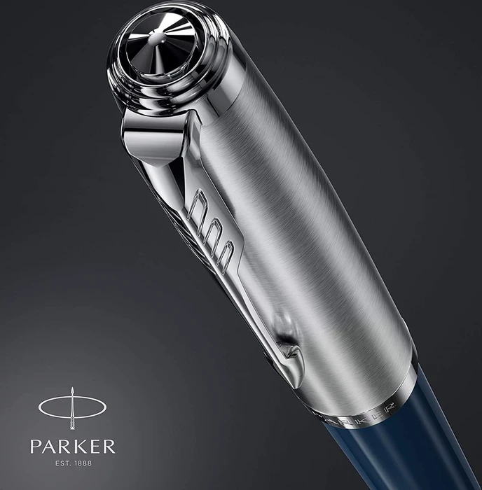 Parker 51 Kugelschreiber midnight blue resin/chrome trim, Geschenkbox