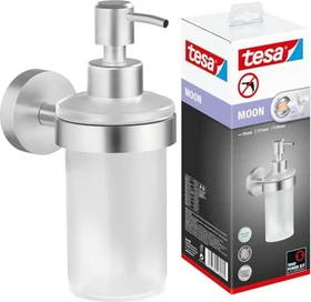 tesa Moon Wandseifenspender inkl. Klebelösung edelstahl
