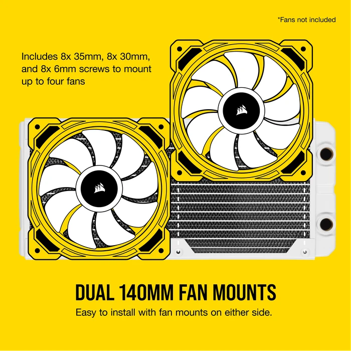 Corsair Hydro X Series XR5 280mm, weiß
