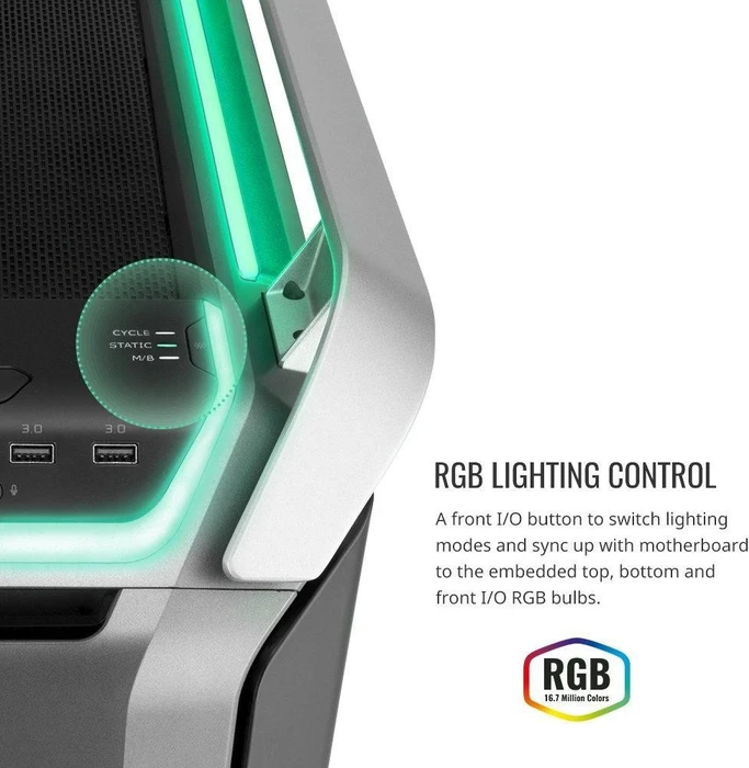 Cooler Master Cosmos C700P, Glasfenster