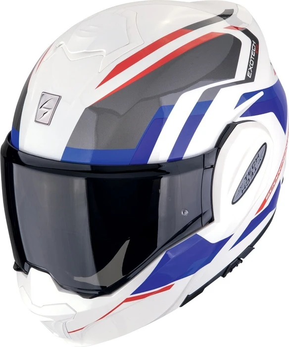 Scorpion EXO-Tech Evo Furio weiß/grau/rot/blau