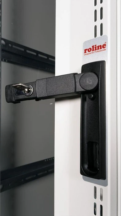 Roline / Secomp Pro Serie 19" Serverschrank 36HE, montiert, Glastür, IP20, RAL 7035, 1000mm tief