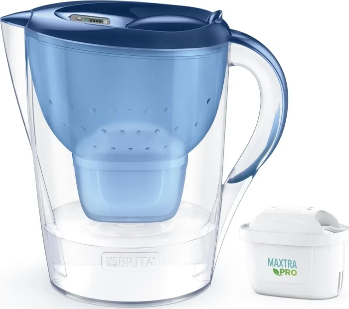 Brita Marella XL Tischwasserfilter inkl. Kartusche Maxtra Pro blau