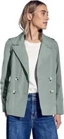 Street One Doppelreihiger Trenchcoat Jacke mint green (Damen)