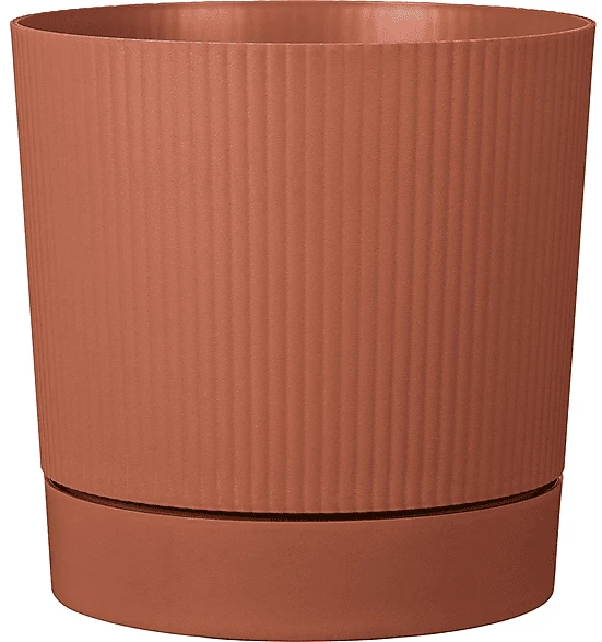 Scheurich Lino+ Pflanzgefäß 47cm siena red