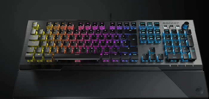Roccat Vulcan 120 Aimo, grau, LEDs RGB, Titan Tactile, USB, DE