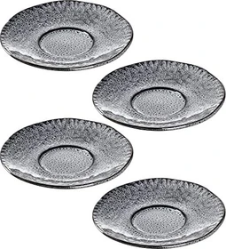 Leonardo Matera Untertasse 15cm anthrazit, 4 Stück