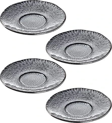 Leonardo Matera Untertasse 15cm anthrazit, 4 Stück