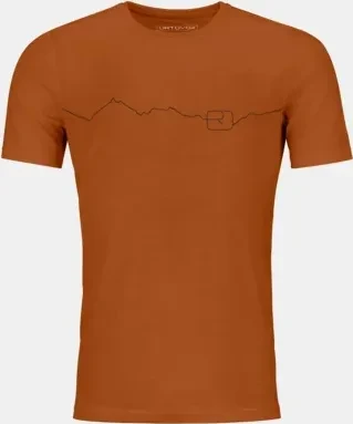 Ortovox 150 Cool Mountain Funktionsshirt kurzarm bristle brown (Herren)