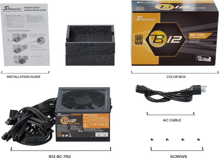 Seasonic B12 BC 750W, ATX