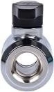 Alphacool Eiszapfen 2 Wege Kugelhahn 10mm, chrome
