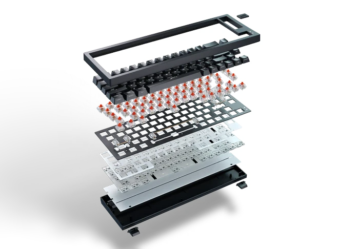 Cherry Xtrfy K5V2 Compact, Black, LEDs RGB, hot-swap, MX2A RGB RED, USB, US