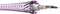Hama Lade-/Datenkabel Reflective Lightning/USB-A 1.5m lavendel Vorschaubild