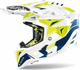 Airoh Aviator 3 Spin gelb/blau/weiß