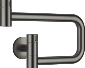 Dornbracht Tara Ultra Pot mit verlängertem und 360°C schwenkbarem Arm dark platinum gebürstet