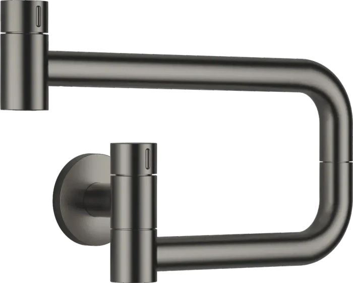 Dornbracht Tara Ultra Pot mit verlängertem und 360°C schwenkbarem Arm dark platinum gebürstet