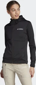 adidas Terrex Xperior LIGHT HoodED Fleece Jacke schwarz (Damen)