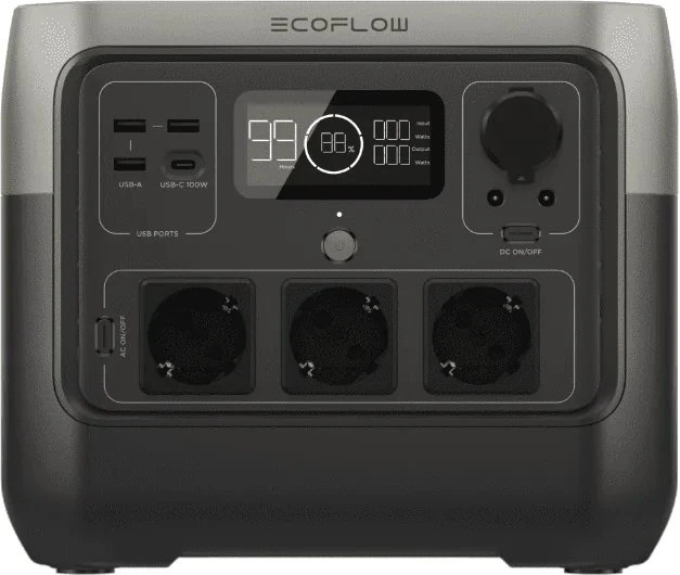EcoFlow River 2 Pro Power Station Solargenerator, 768Wh