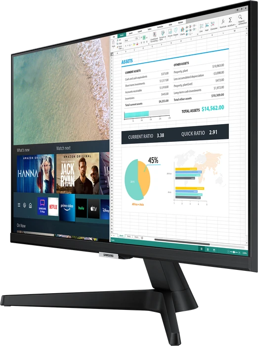 Samsung Smart Monitor M5 M50A, schwarz, 24"