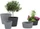 Scheurich C-Cone Blumentopf 47.4cm stony black (58832)