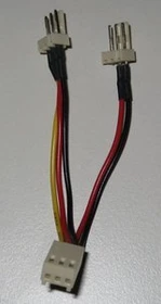 Diverse Molex 3-Pin Y-Kabel