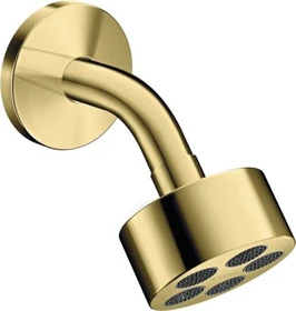 Hansgrohe Axor One Kopfbrause 75 1jet EcoSmart mit Brausearm polished brass