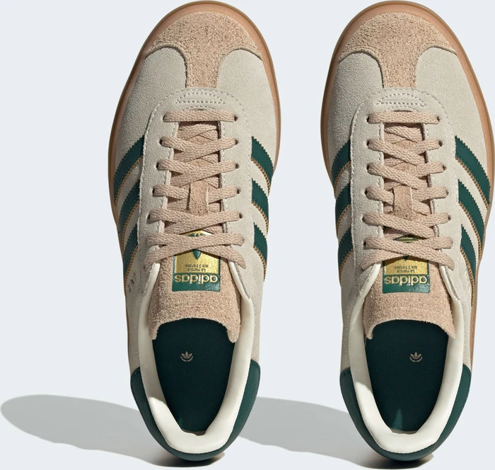adidas Gazelle Bold cream white/collegiate green/magic beige (Damen)