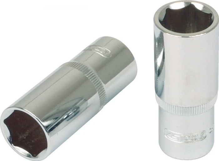 KS Tools CHROMEplus Außensechskant Steckschlüssel 3/8", 13x63mm
