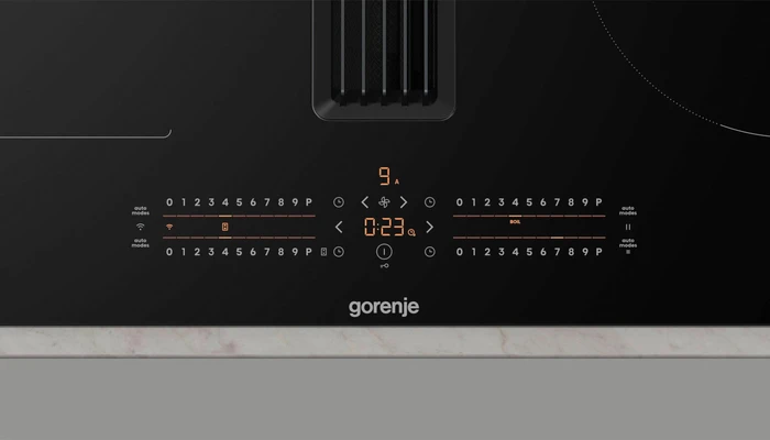 Gorenje GEH8432BSCWF Induktionskochfeld mit Kochfeldabzug autark