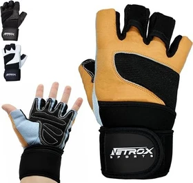 NetroxSports Fitness Handschuhe braun