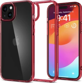 Spigen Ultra Hybrid für Apple iPhone 15 Plus Red Crystal