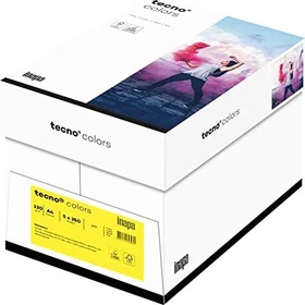 inapa tecno colors Universalpapier gelb, A4, 120g/m², 1250 Blatt