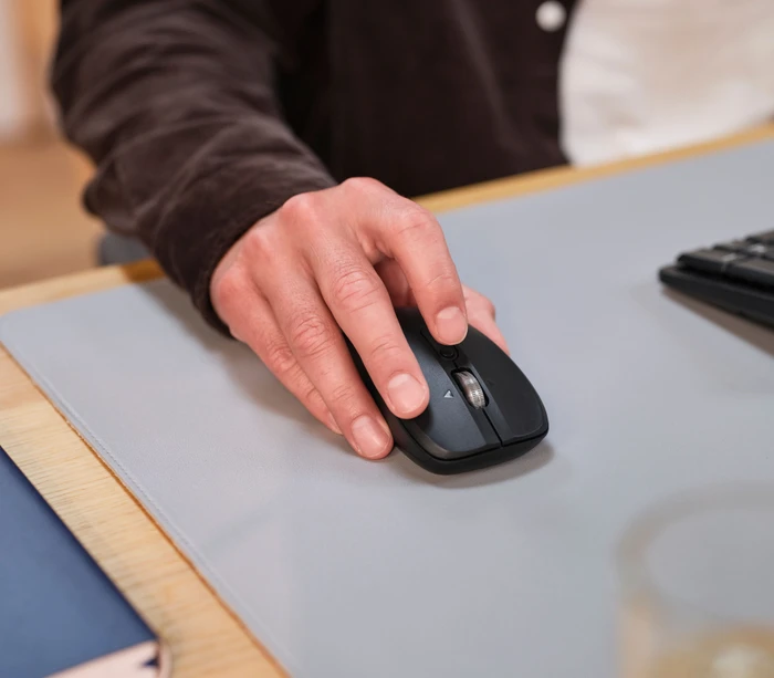 Trust Treva Hyperwheel Multi-Device Wireless Mouse schwarz, USB/Bluetooth