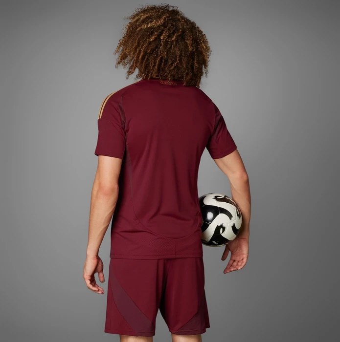 adidas AS Rom 2024/2025 Heimtrikot team coll burgundy 2 (Herren)
