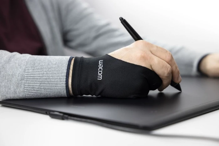 Wacom Drawing Glove, Zeichenhandschuh, schwarz, 3er-Pack